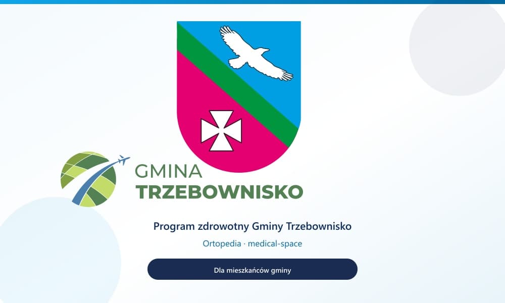 Herb i logotyp Gminy Trzebownisko – program ortopedii w medical-space